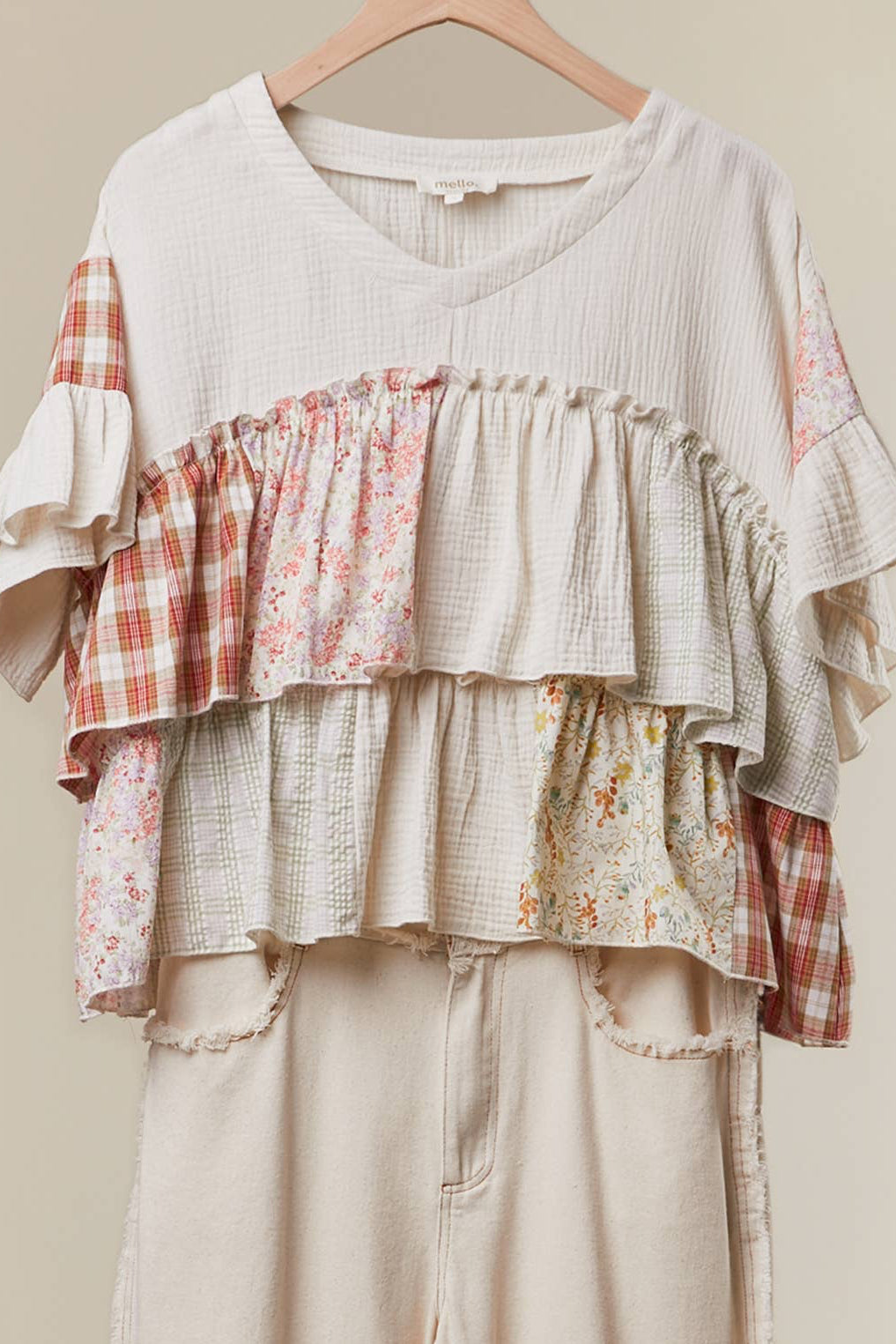 The Miss Patty Patchwork Top