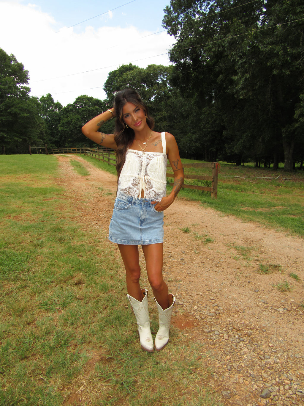 The Lace & Lemon Top