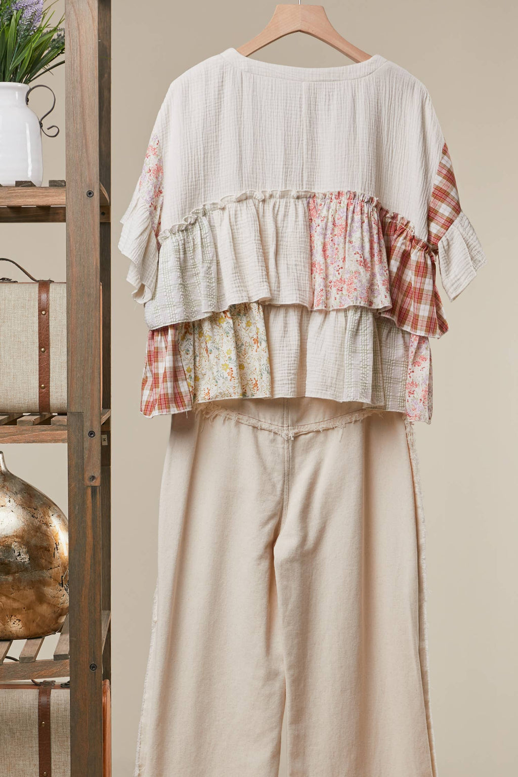The Miss Patty Patchwork Top