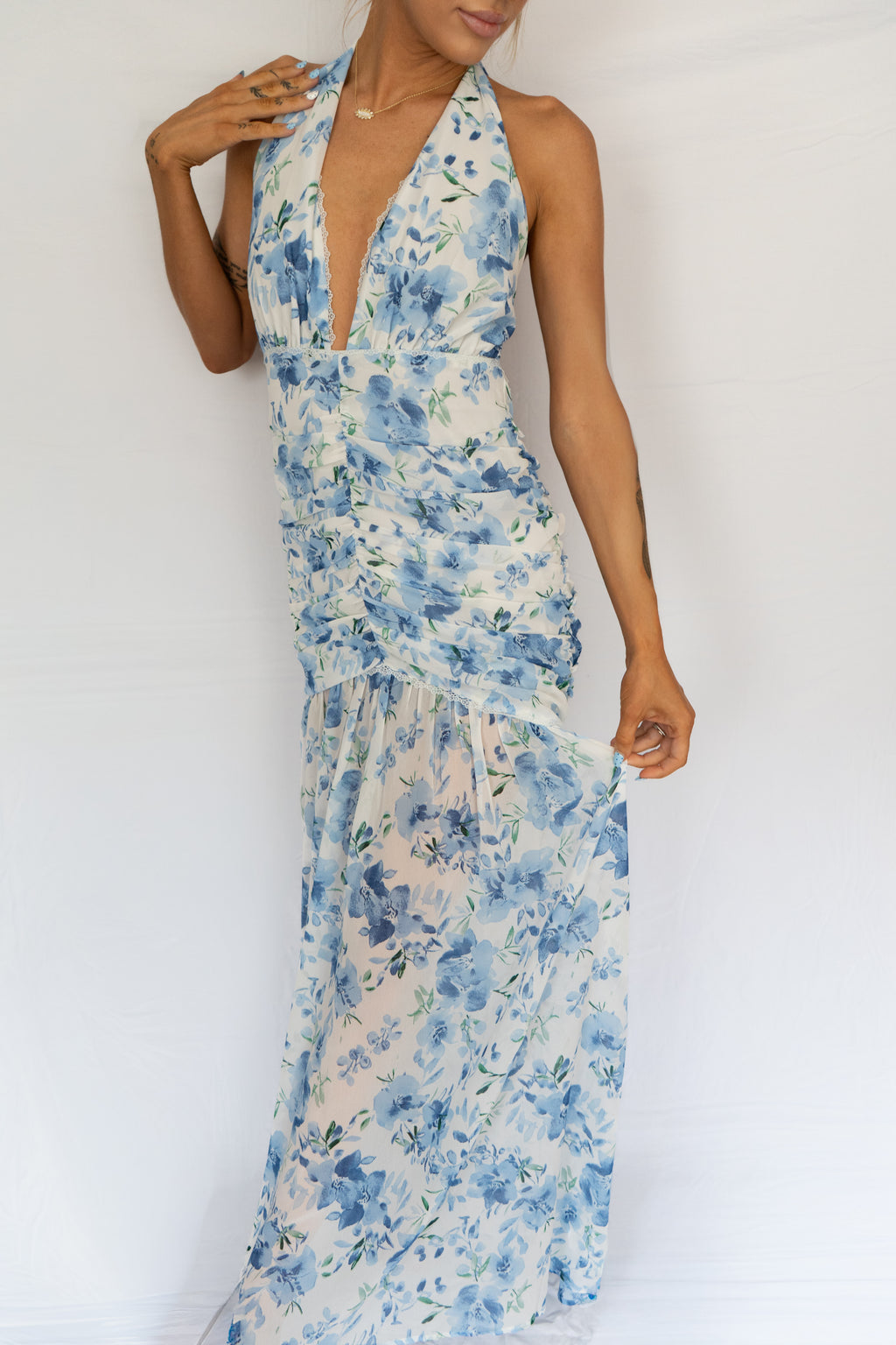 The Sunday Blues Dress