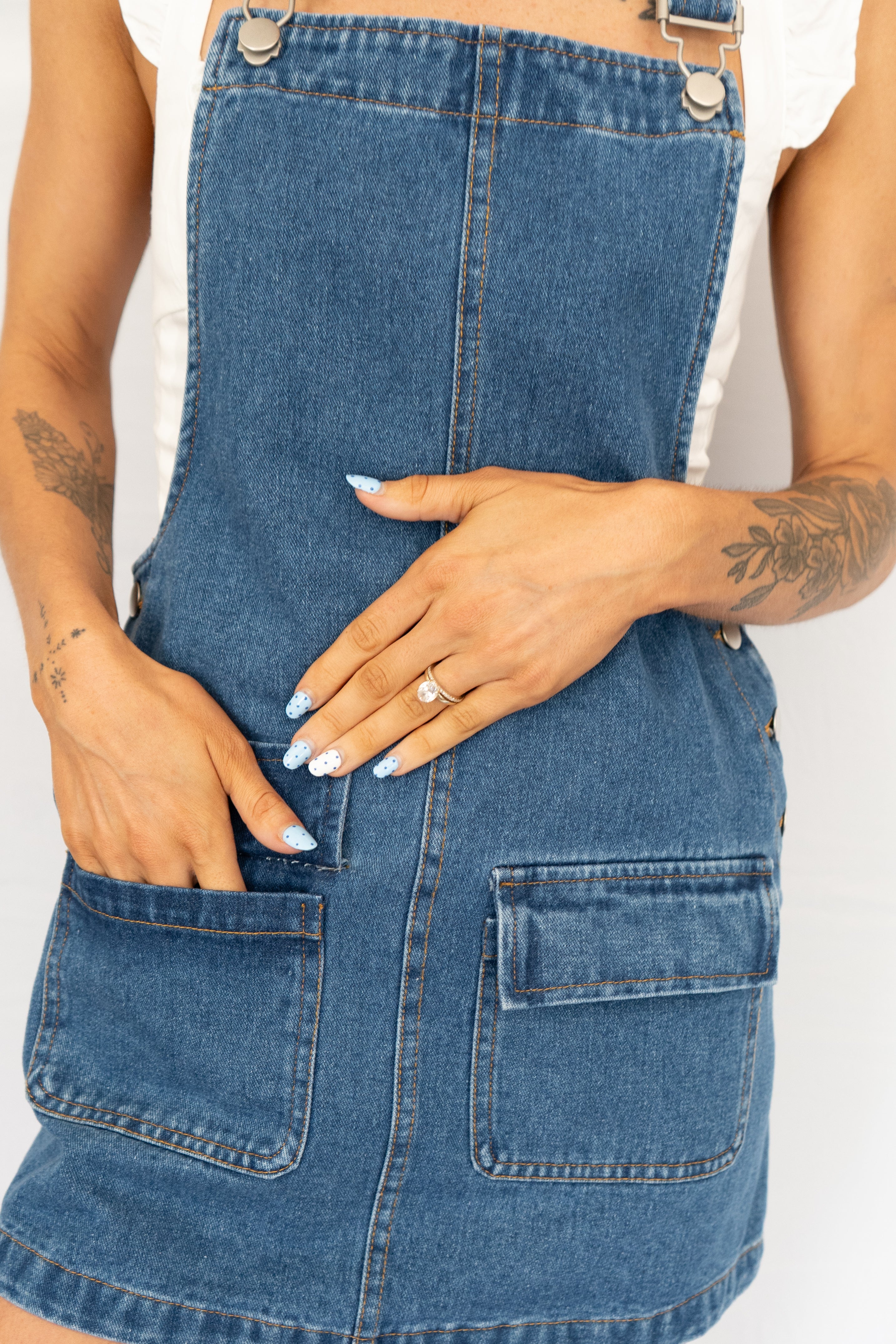 The Denim Darling Overall Dress
