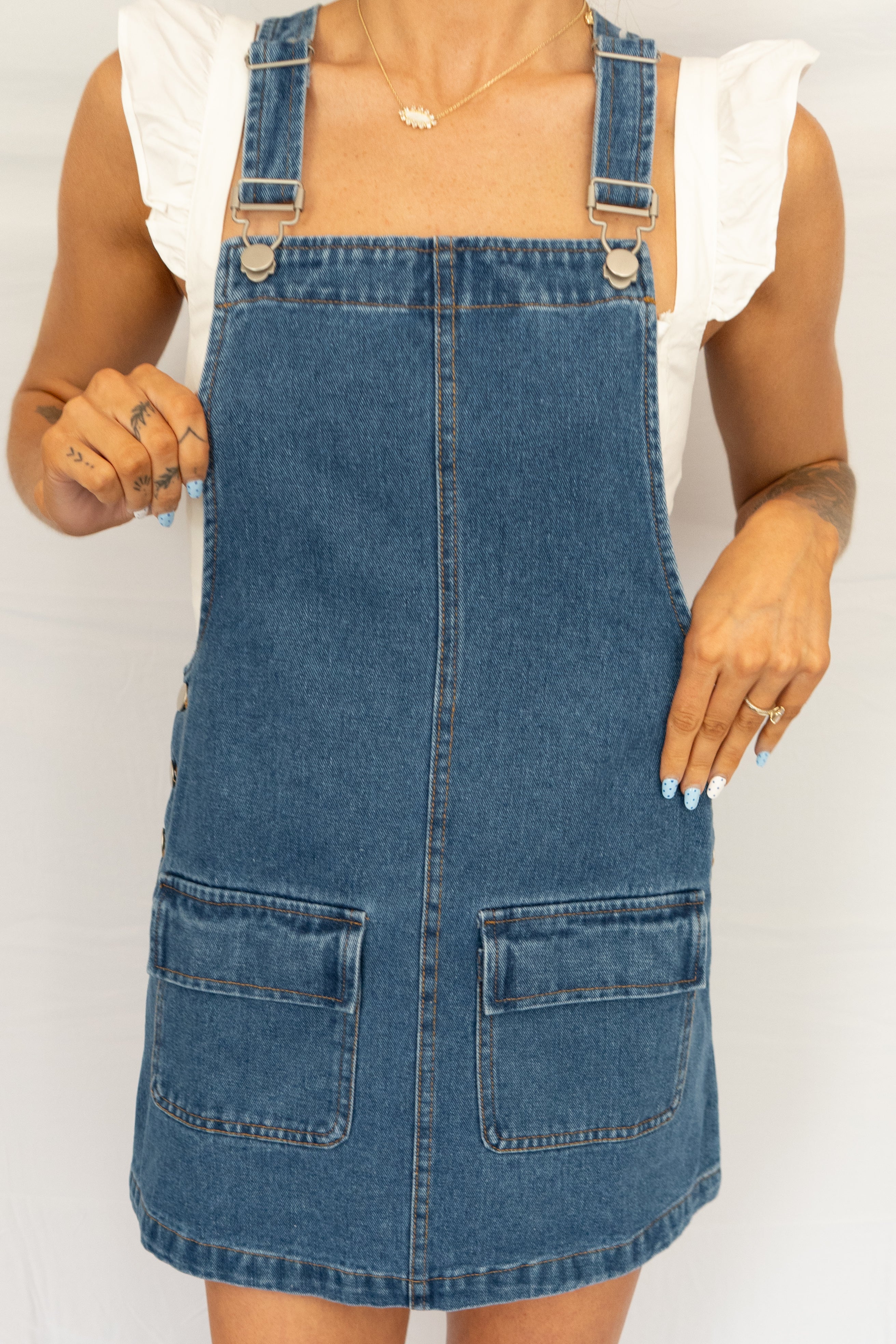 The Denim Darling Overall Dress
