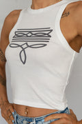 Boot Stitch Cropped Tank