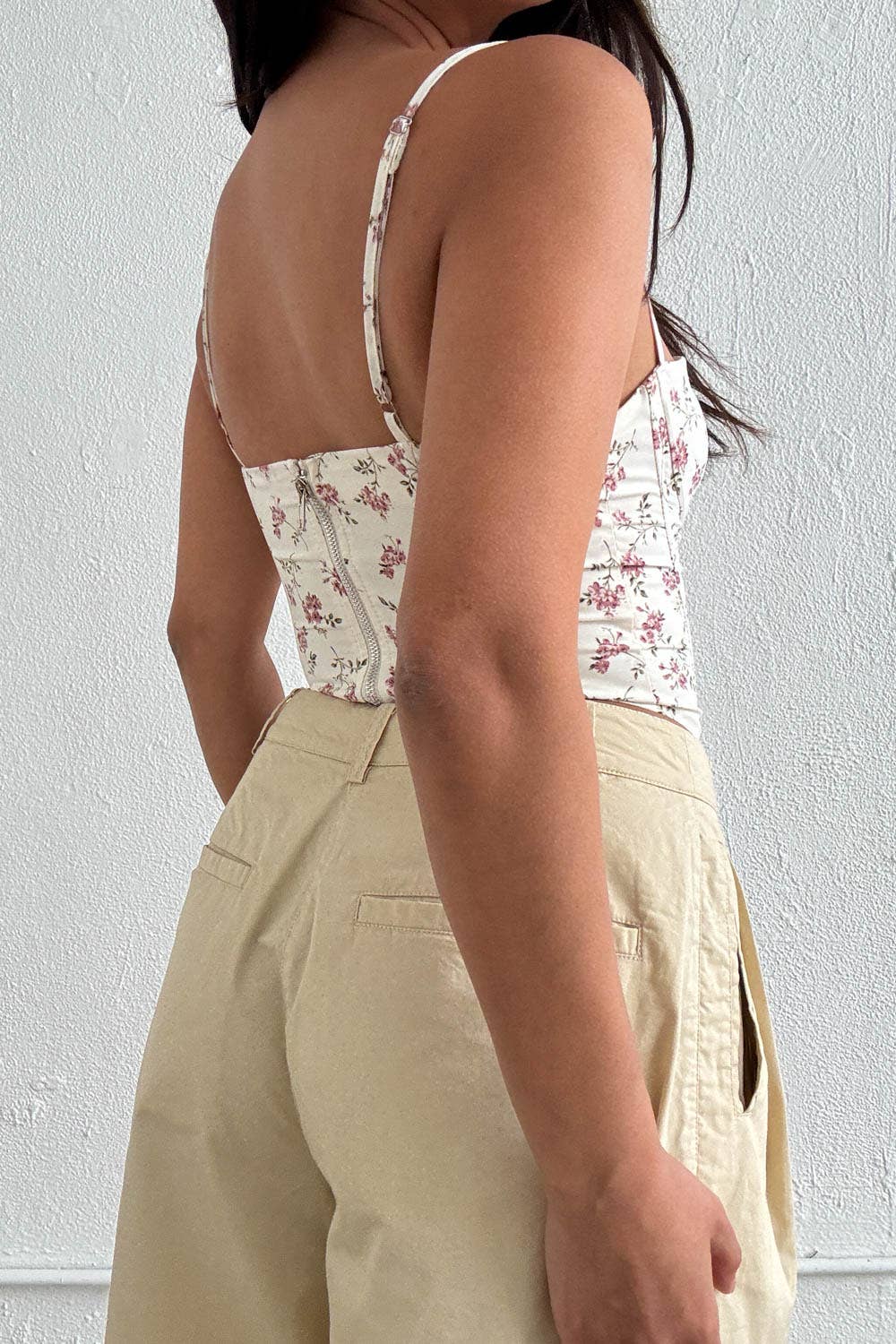 The Floral Corset Top